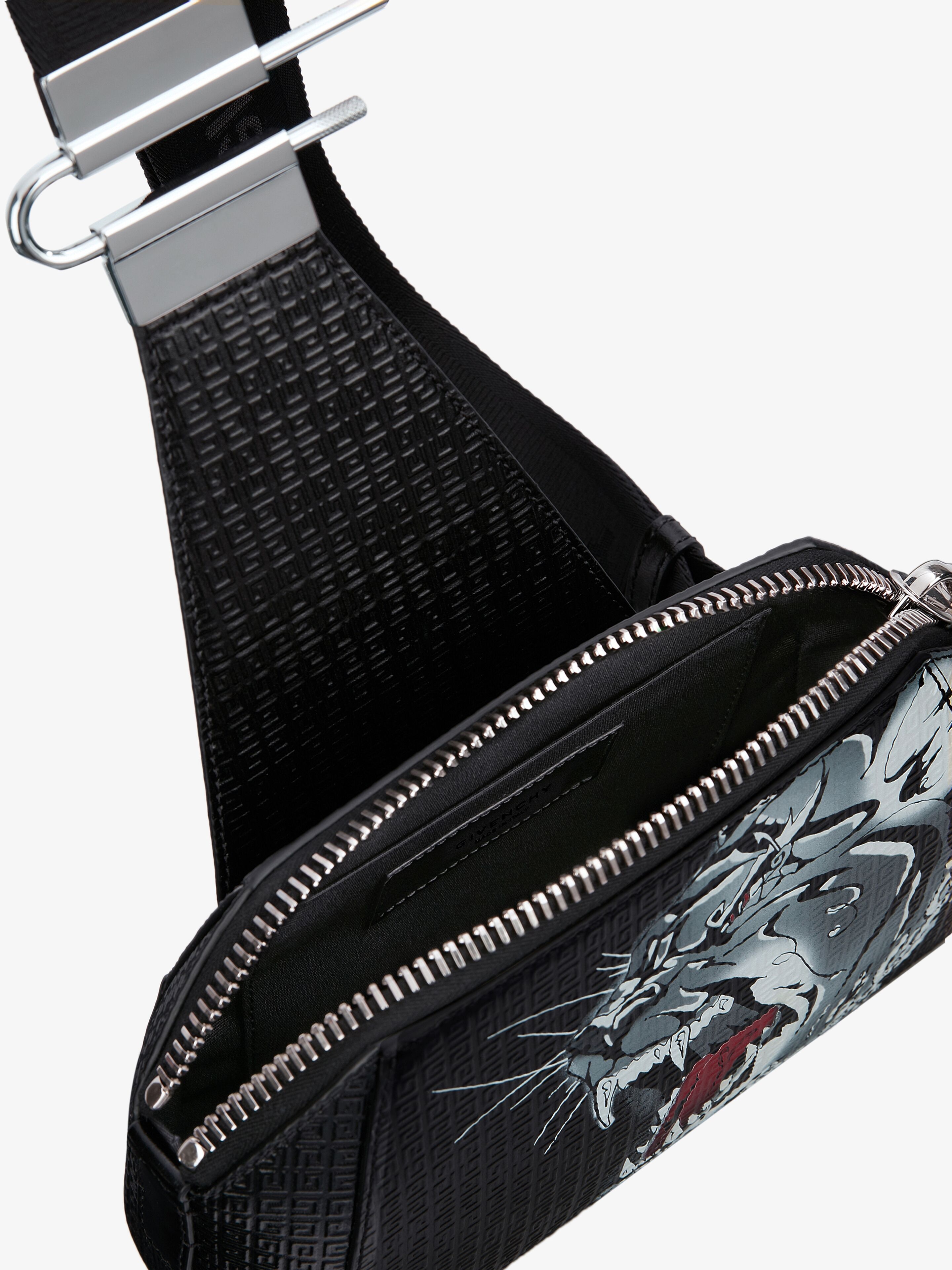 SMALL ANTIGONA TIGER CROSSBODY BAG IN BOX LEATHER 4