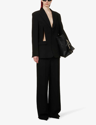 Dion Lee V-wire structured woven blazer outlook