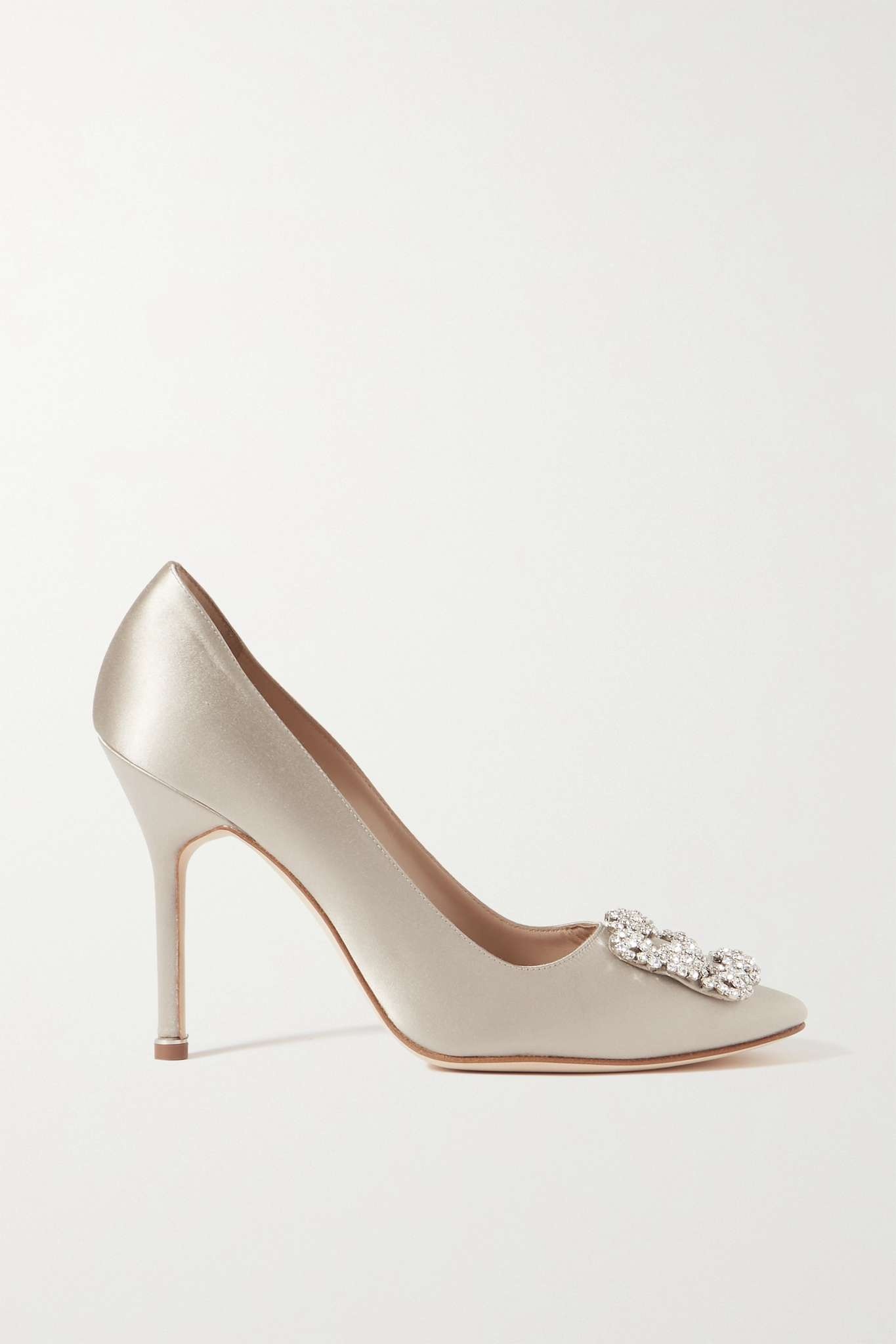 Hangisi 105 embellished satin pumps - 1