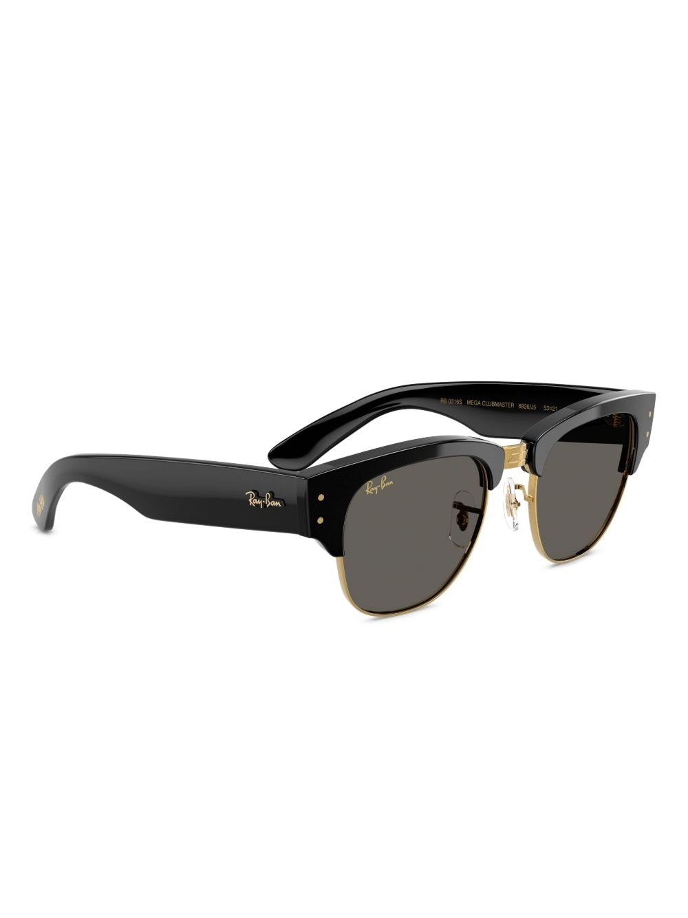 Ray-Ban RB0316S Mega Clubmaster Blacked Out Collection - 3