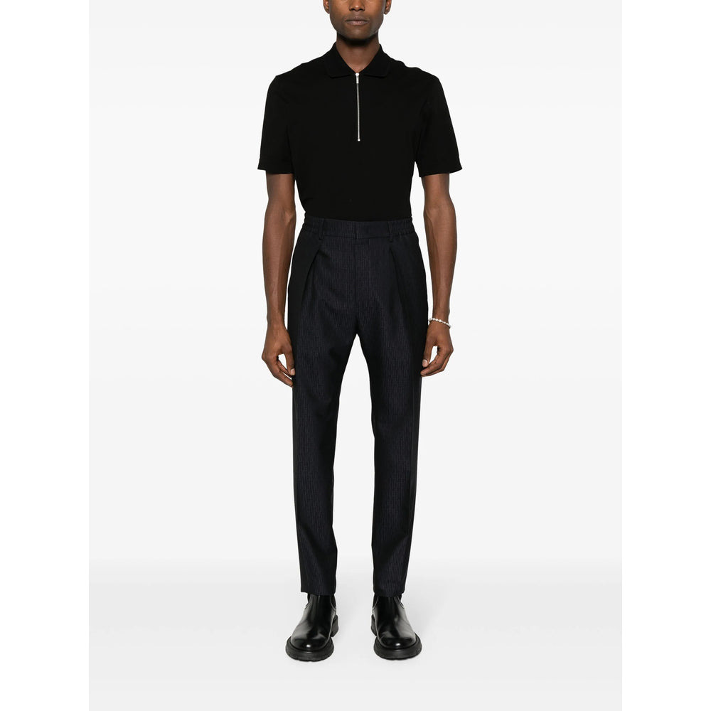 Fendi Blue Trousers - Tapered Trousers Men - 5