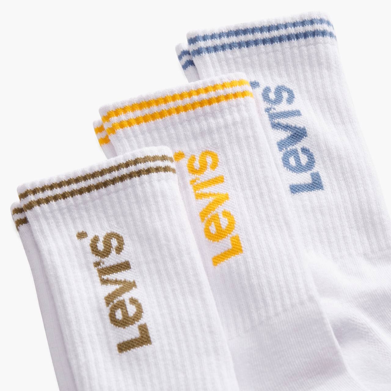 SPORTY LOGO REGULAR CUT SOCKS (3-PACK) - 2