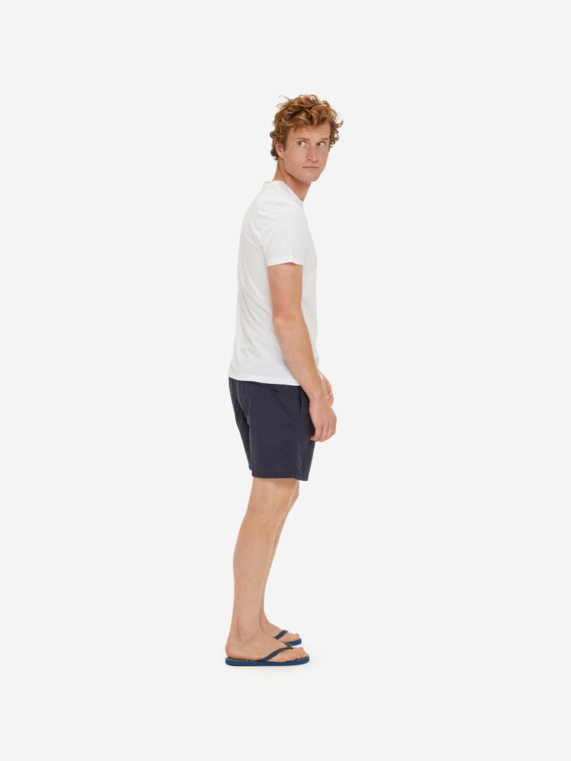 Men's T-Shirt Ripley 8 Pima Cotton Navy - 6