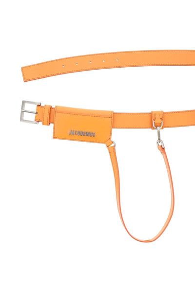 JACQUEMUS LA CEINTURE PORTE CARTES IN LEATHER outlook