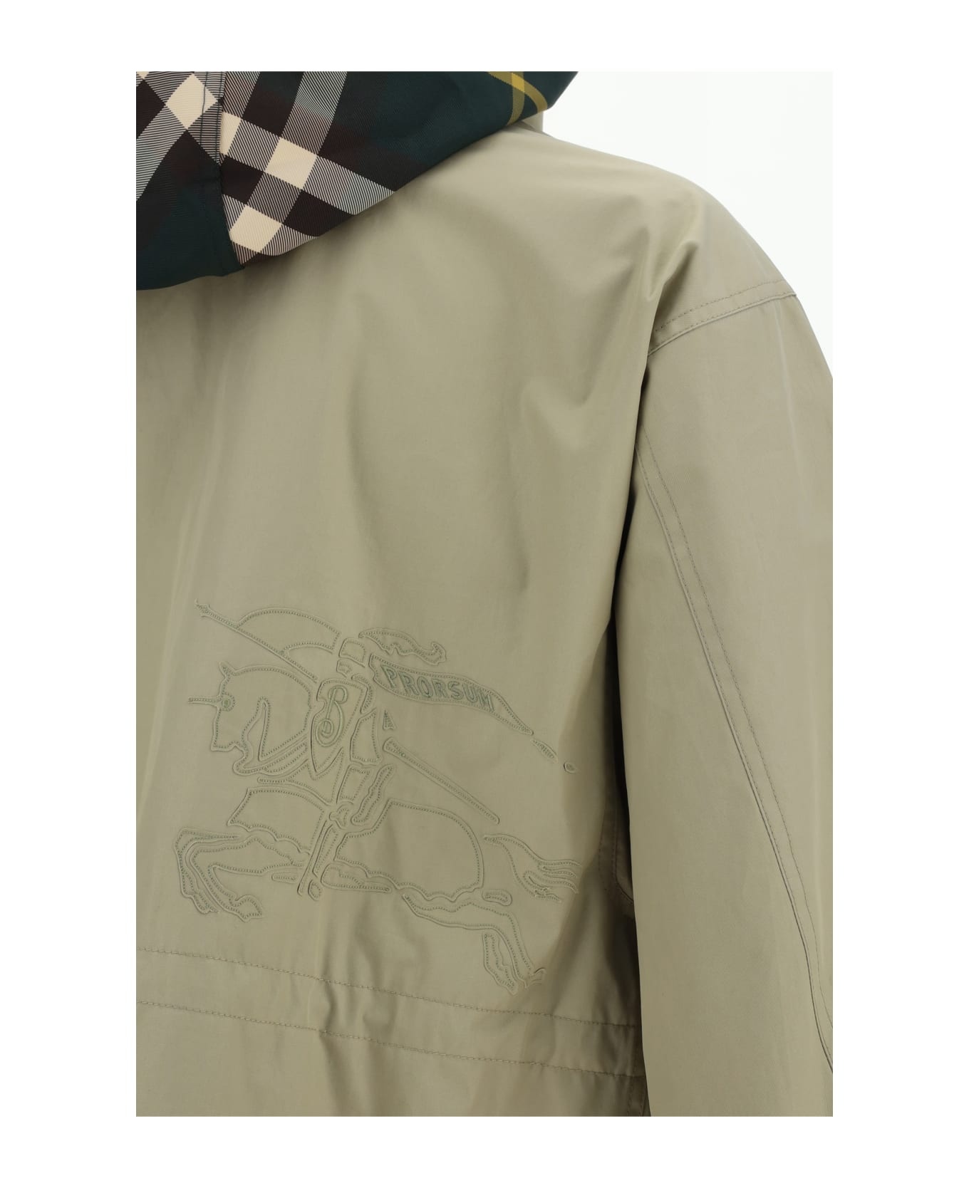 Beige Cotton Parka - 2