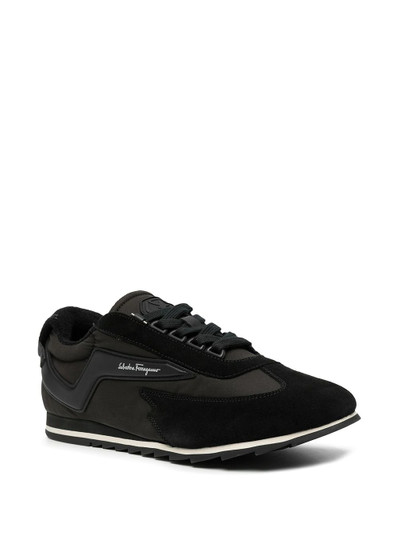 Salvatore Ferragamo lace-up logo sneakers outlook