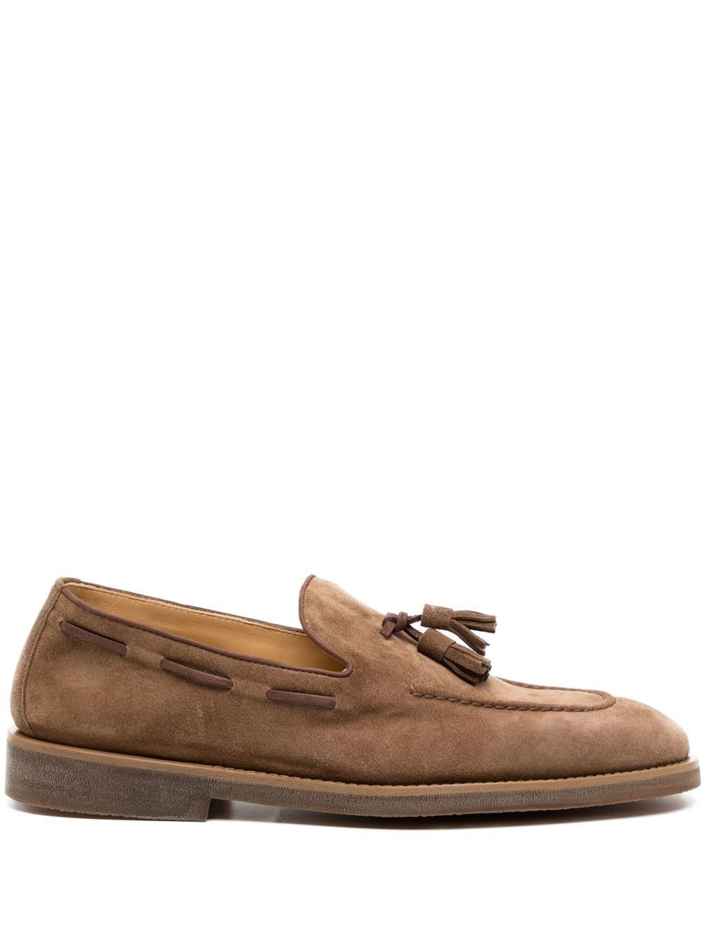 tasselled suede loafers - 1