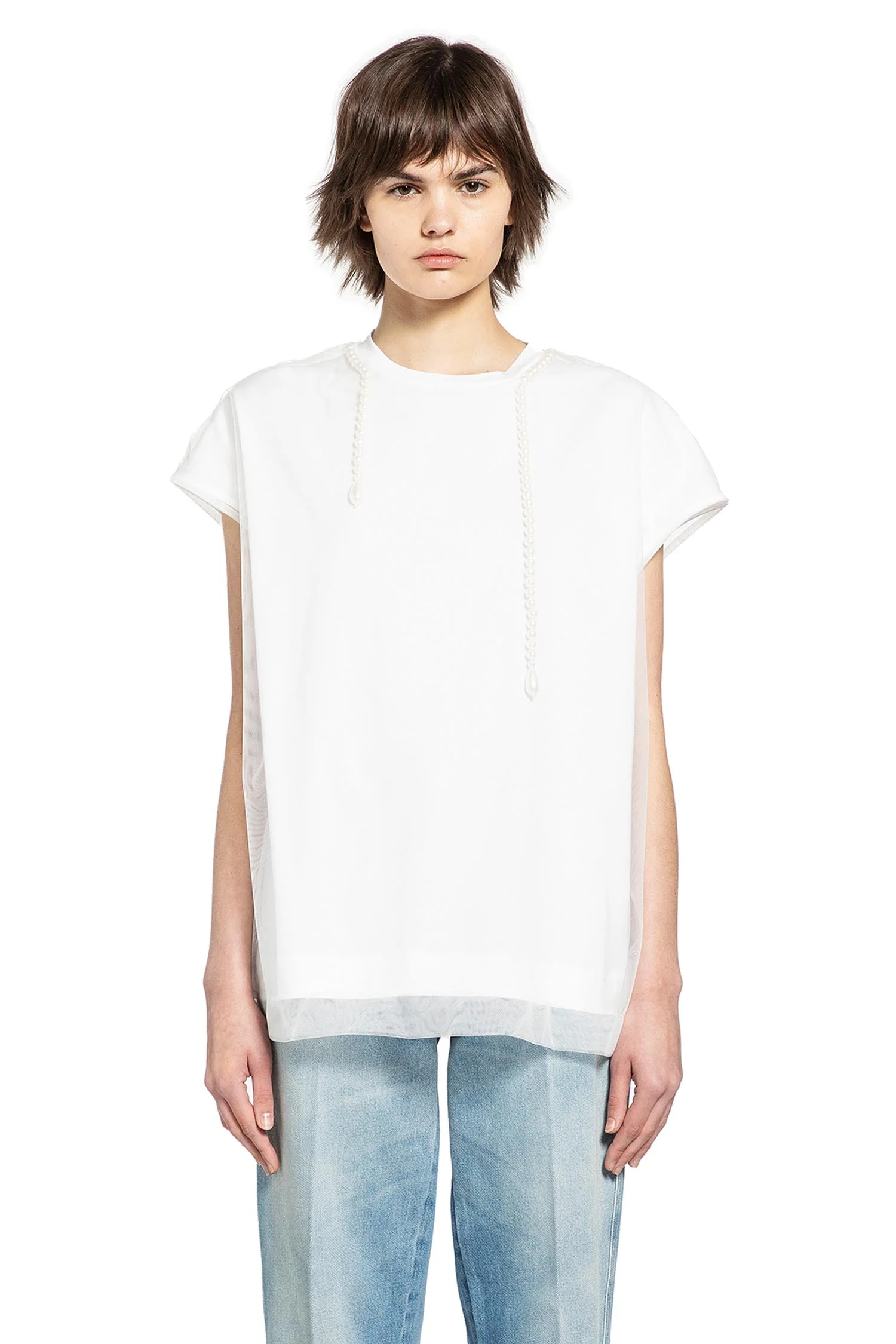 Layered Liquid Smock T-shirt - 1