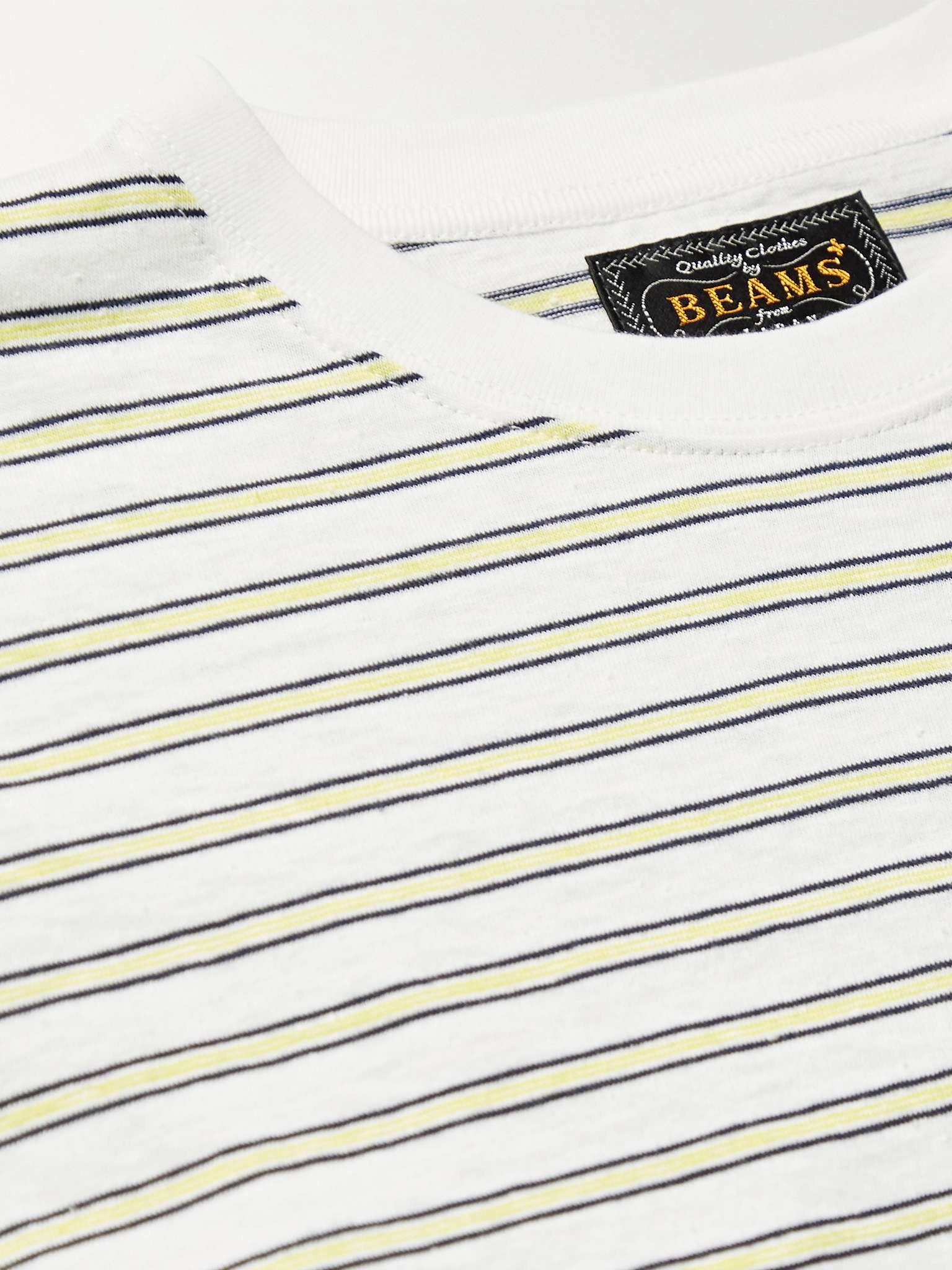 Striped Slub Cotton-Jersey T-Shirt - 5