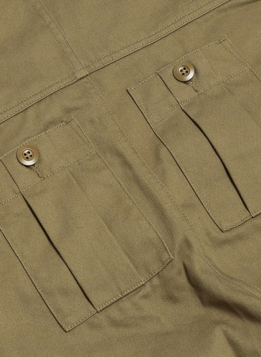 Railway Dungaree Heavy Cotton in Army - 10