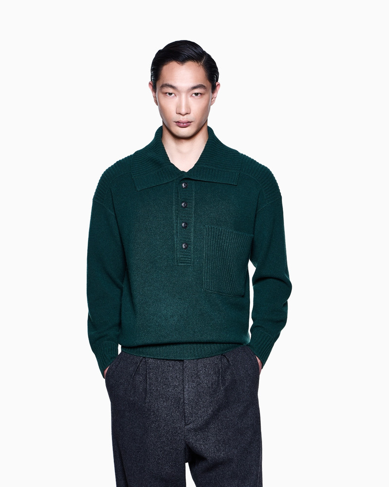 GIORGIO ARMANI KNITTED POLO SHIRTS outlook