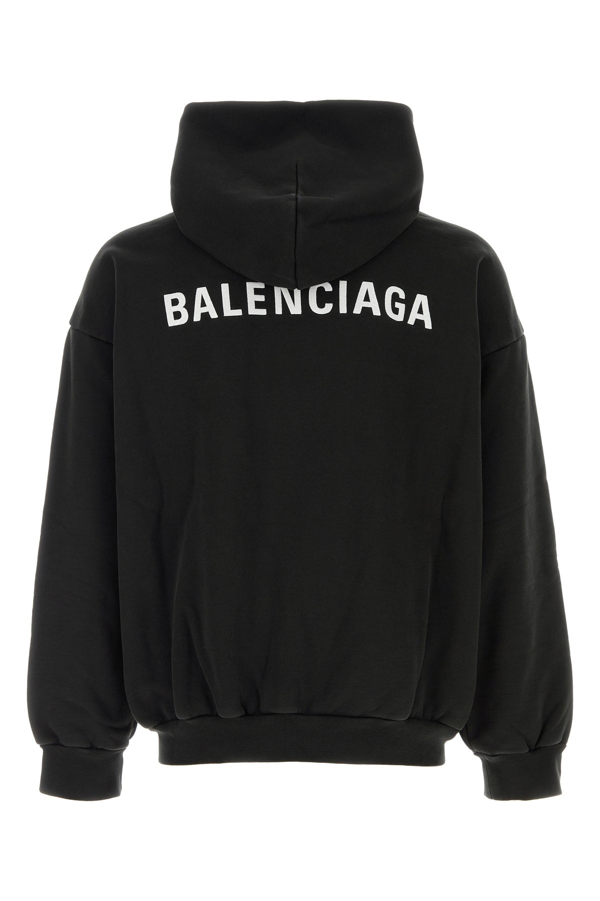 Black cotton sweatshirt - 2