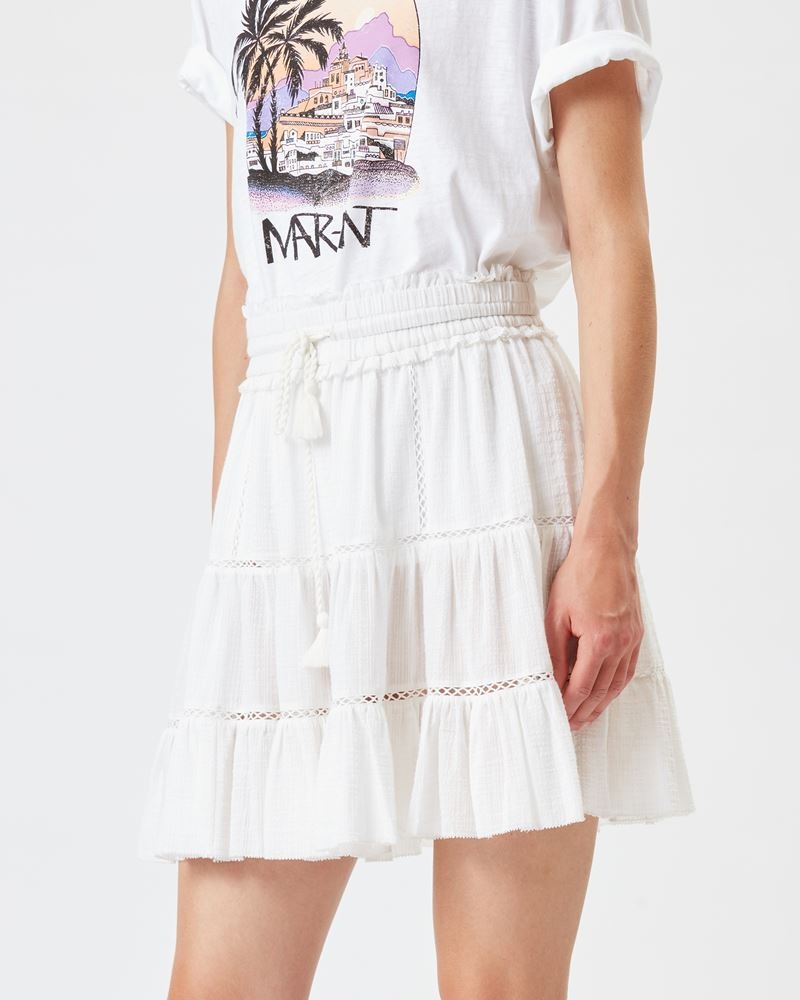 LIOLINE COTTON AND LINEN SKIRT - 3