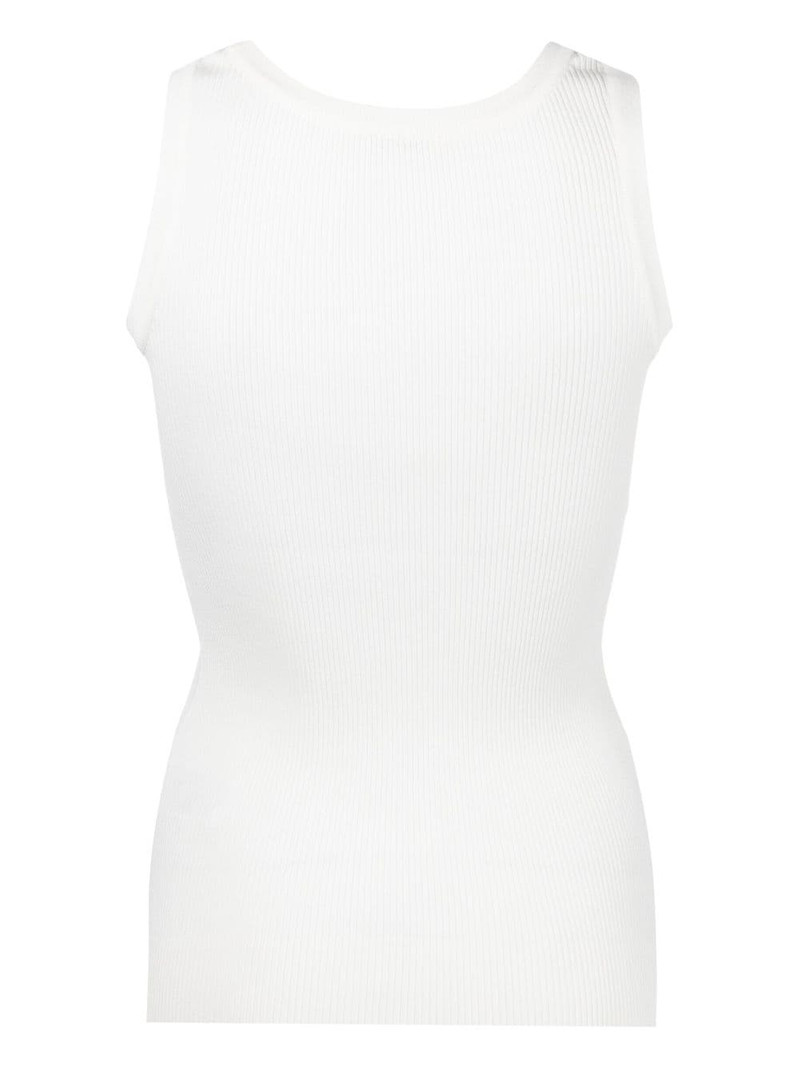 AURALEE sleeveless cotton knitted top outlook