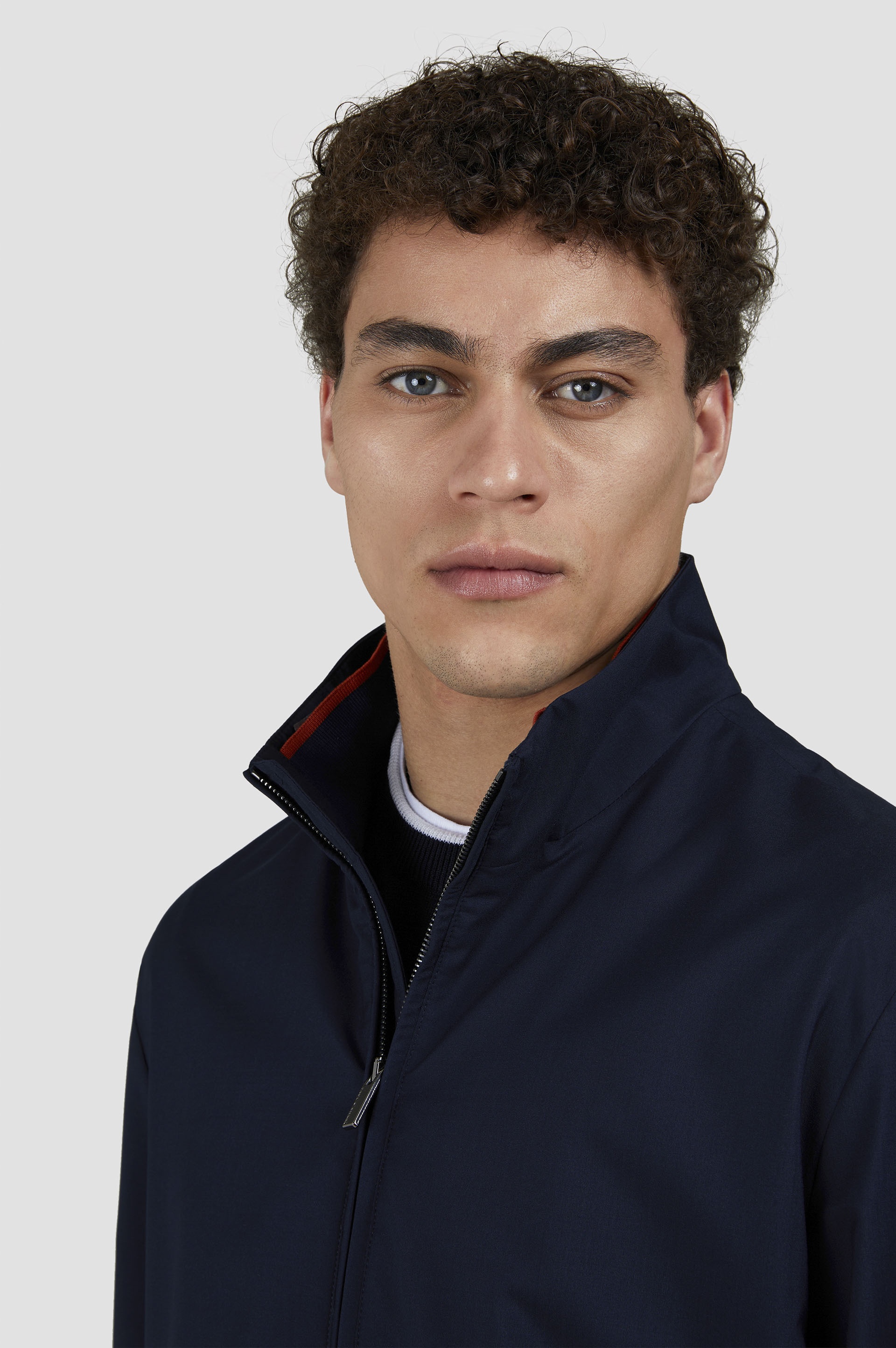 WOOL AND SILK BOMBER - 4