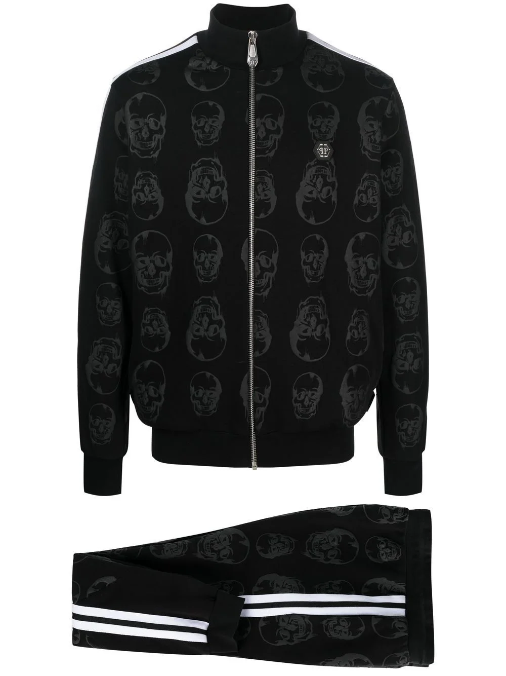 skull-print tracksuit set - 1