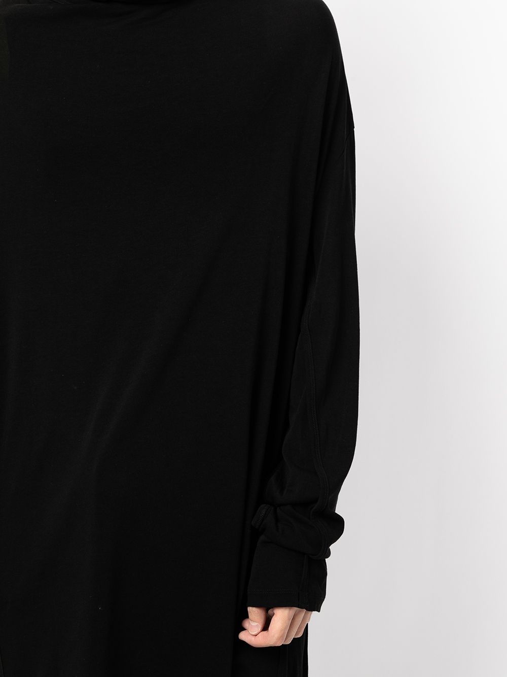 cowl-neck long-sleeved T-shirt - 5