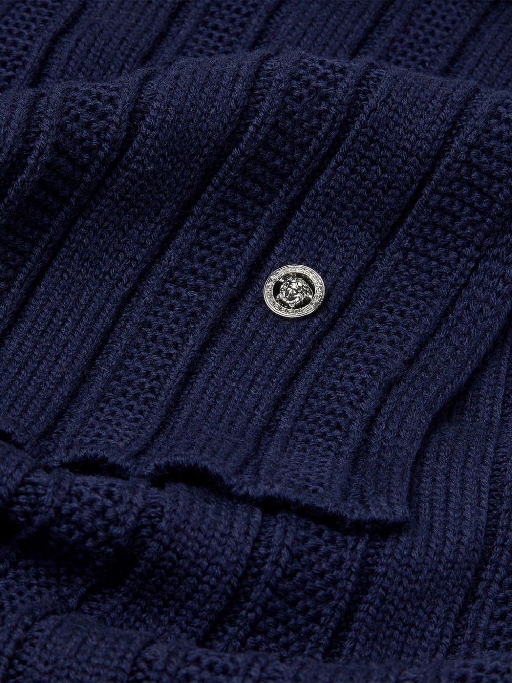 Medusa ribbed-knit scarf - 2