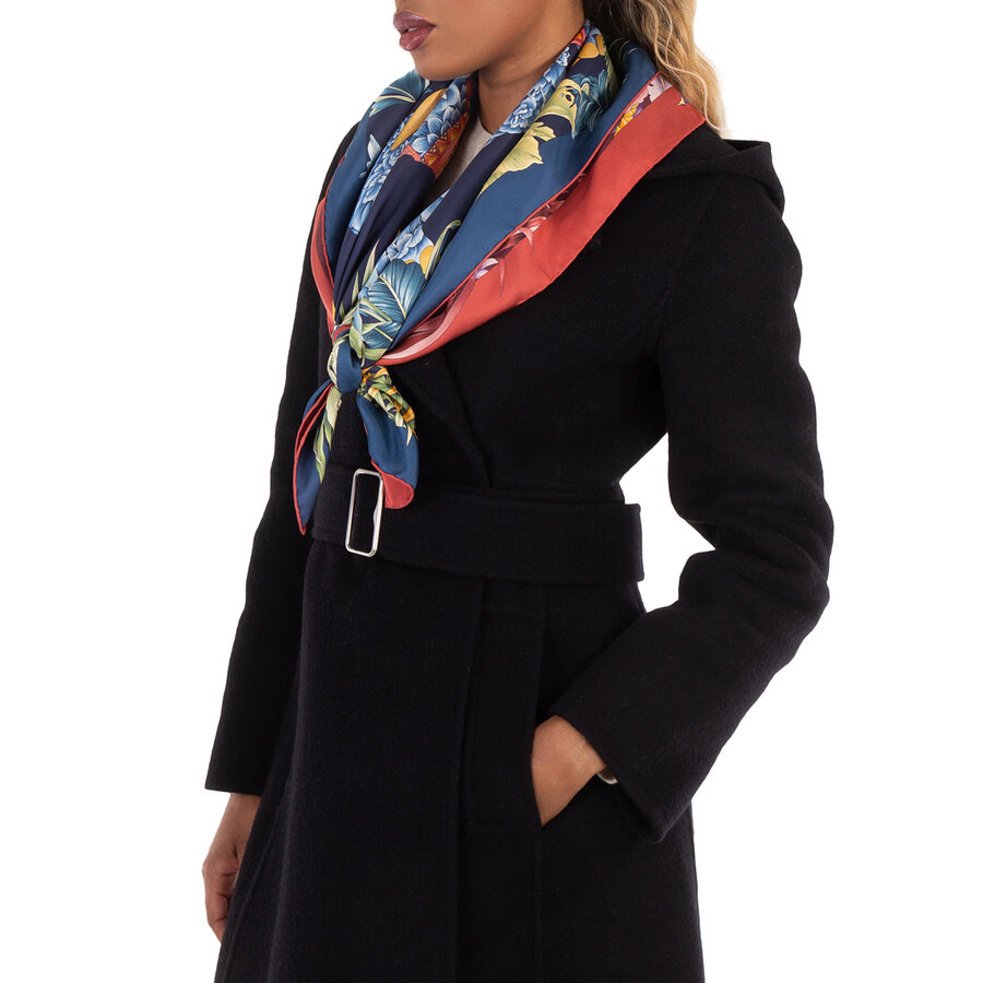 Salvatore Ferragamo Indian Print Silk Scarf. - 3