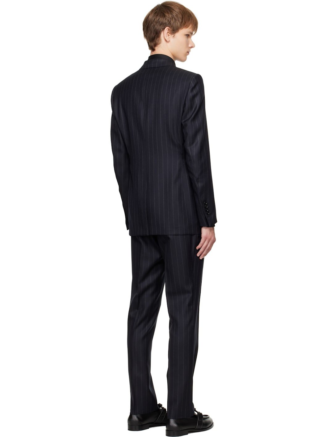 Gray Chalk Stripe Dyllan Suit - 3