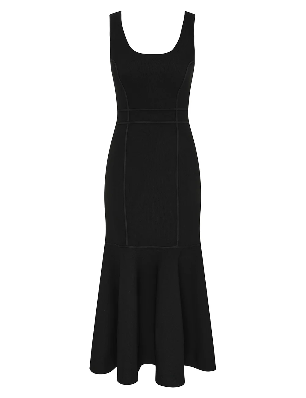 HYPNOTIC SCULPTURAL MIDI DRESS - 1