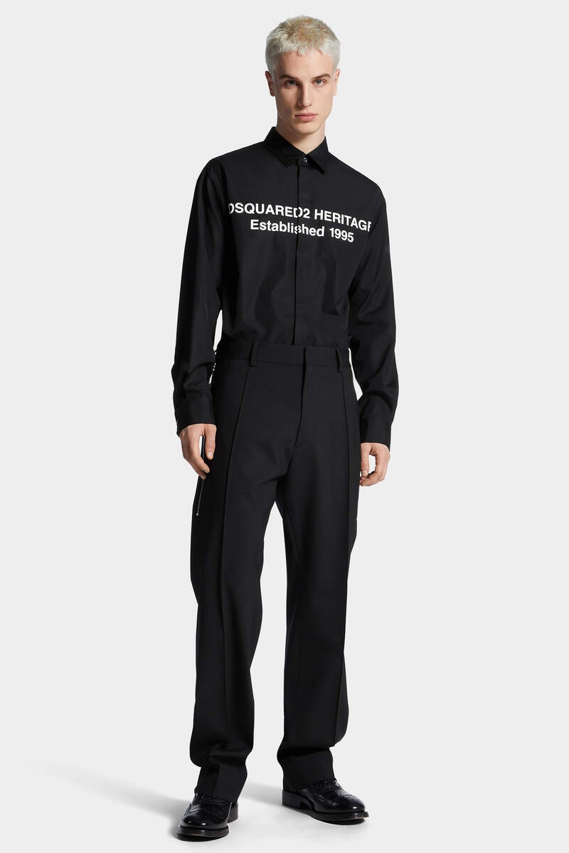 RELAX PANT SIDE ZIP DETAIL PANT - 3