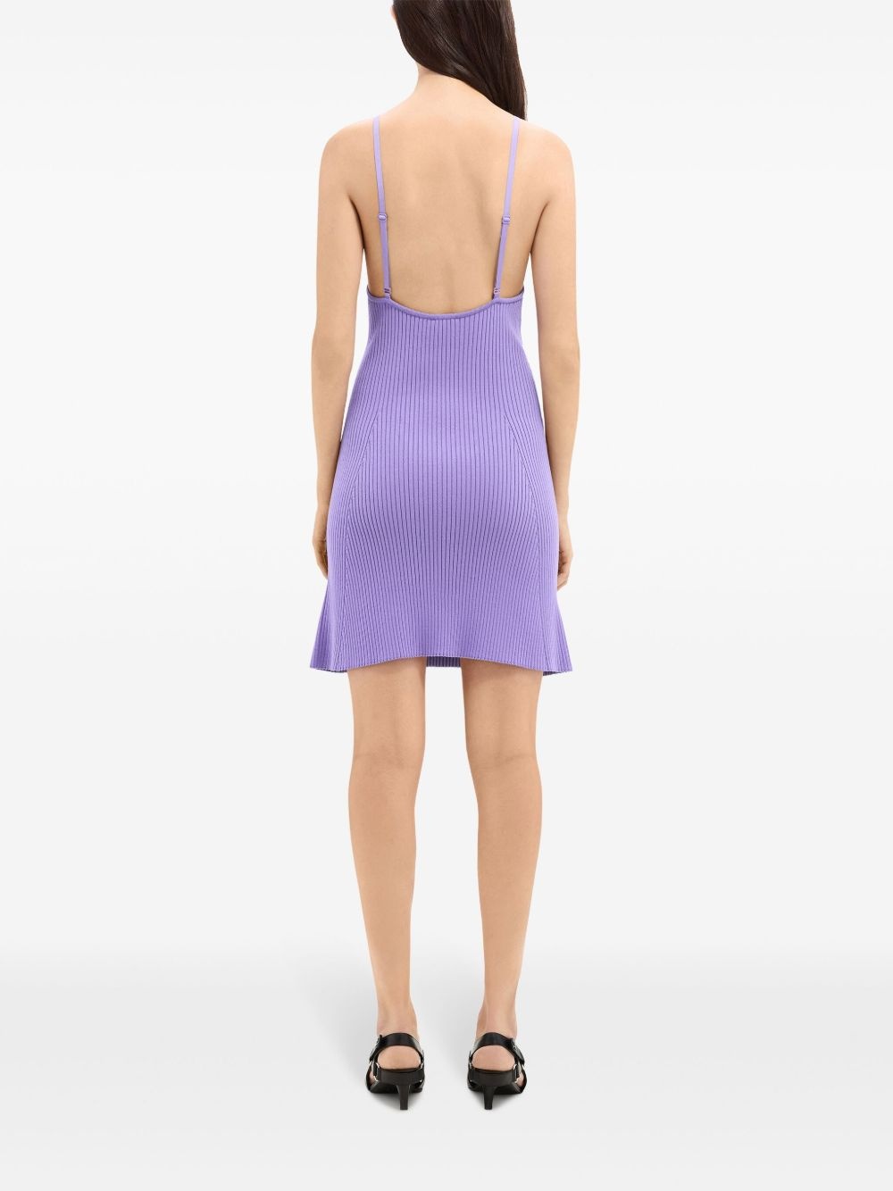 ribbed-knit mini dress - 4