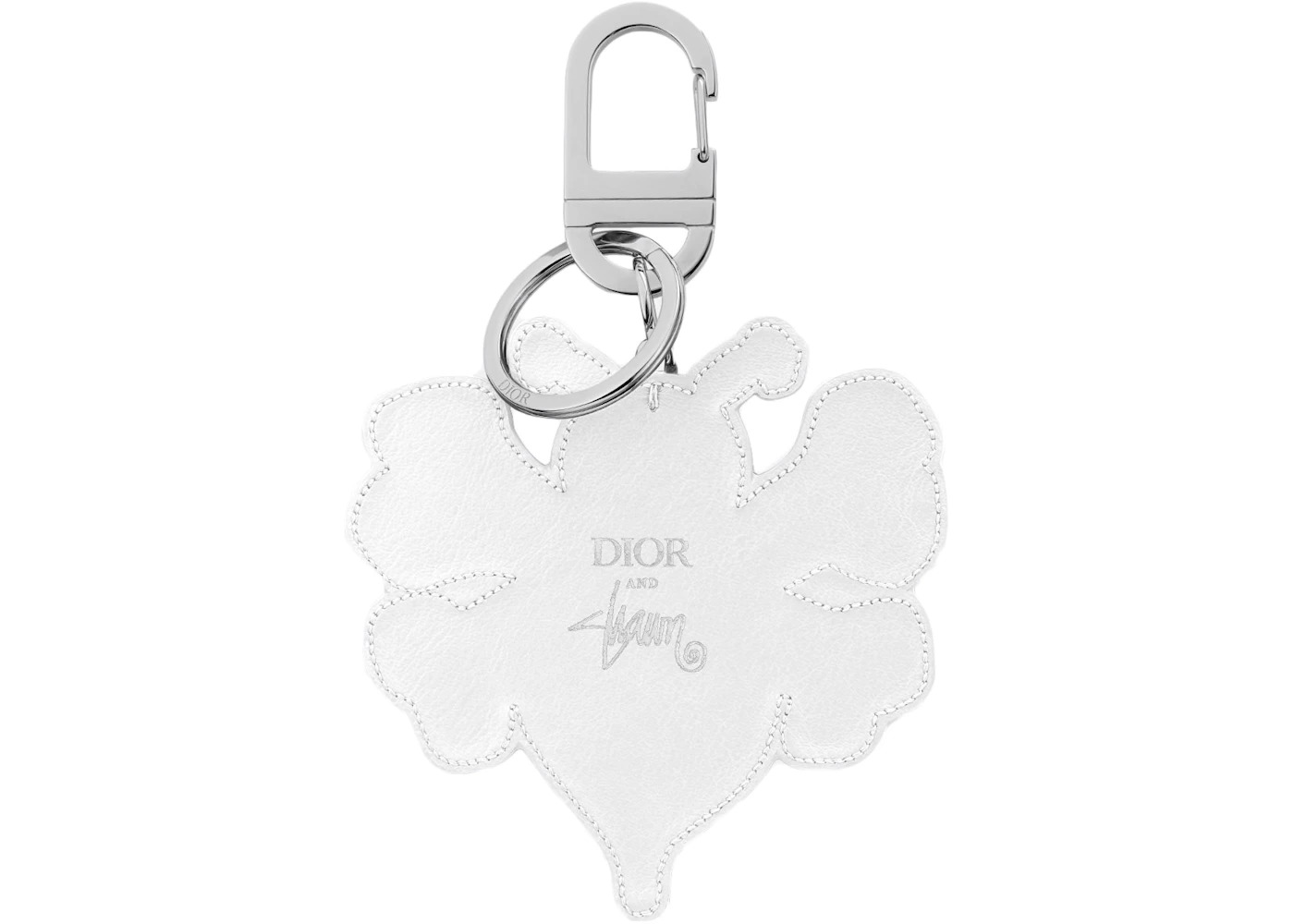 Dior And Shawn Bee Key Ring Black/White - 2