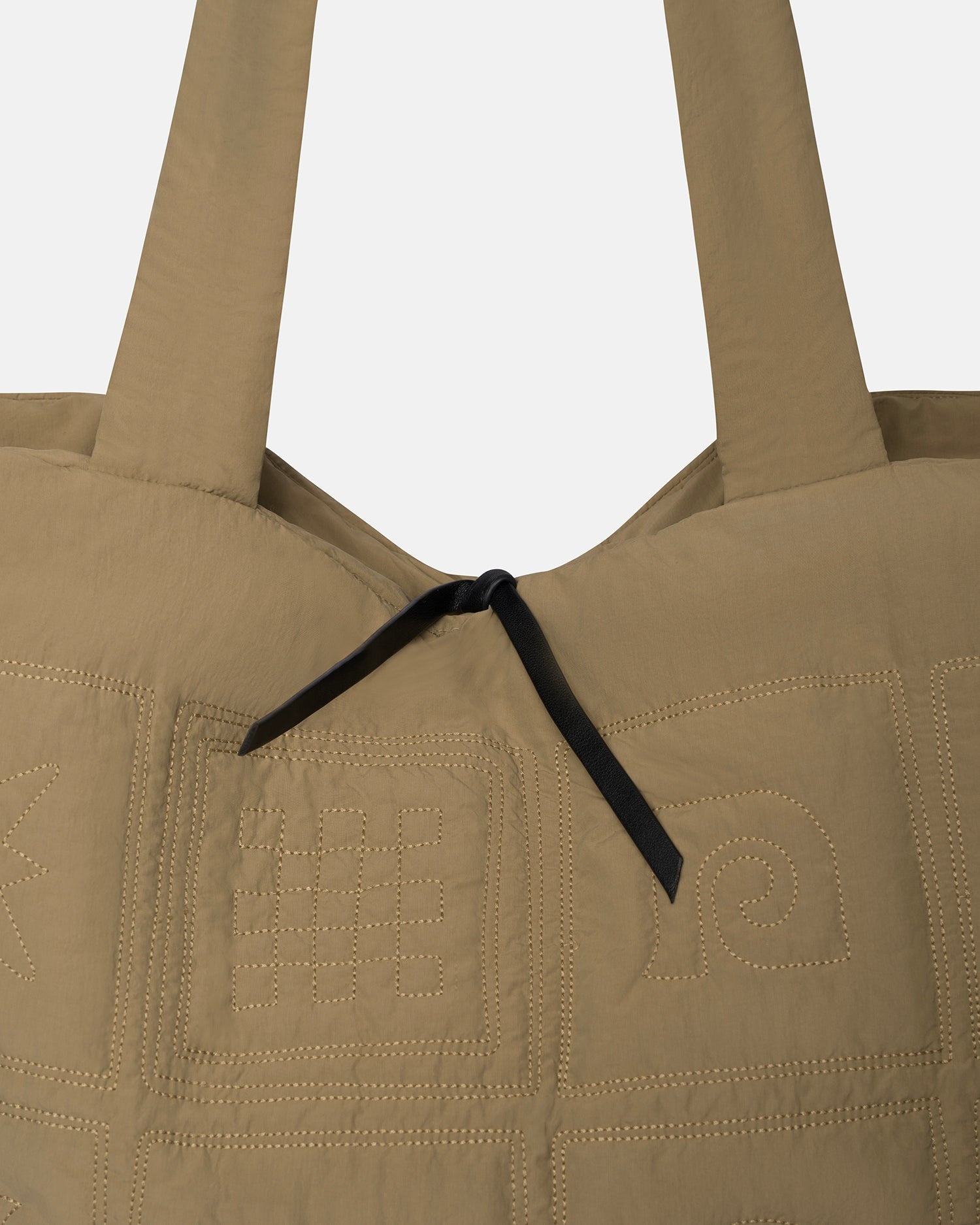Quilted Tech-Poplin Tote - 4