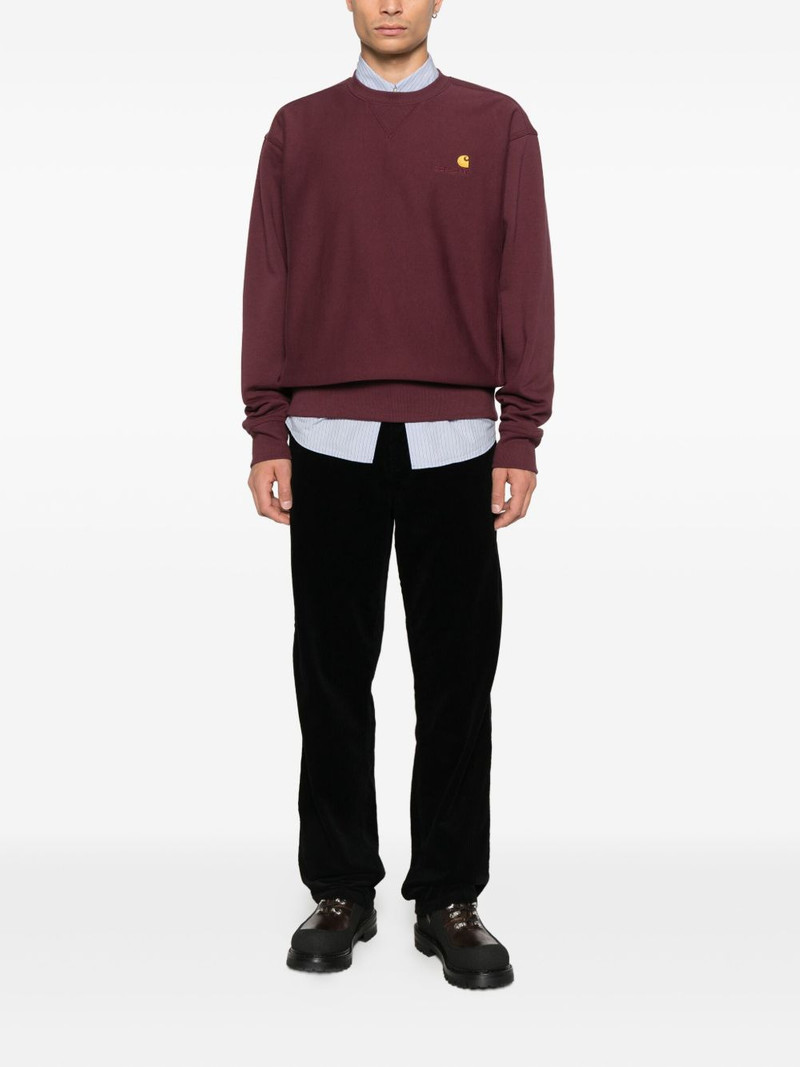 Carhartt American Script logo sweatshirt outlook