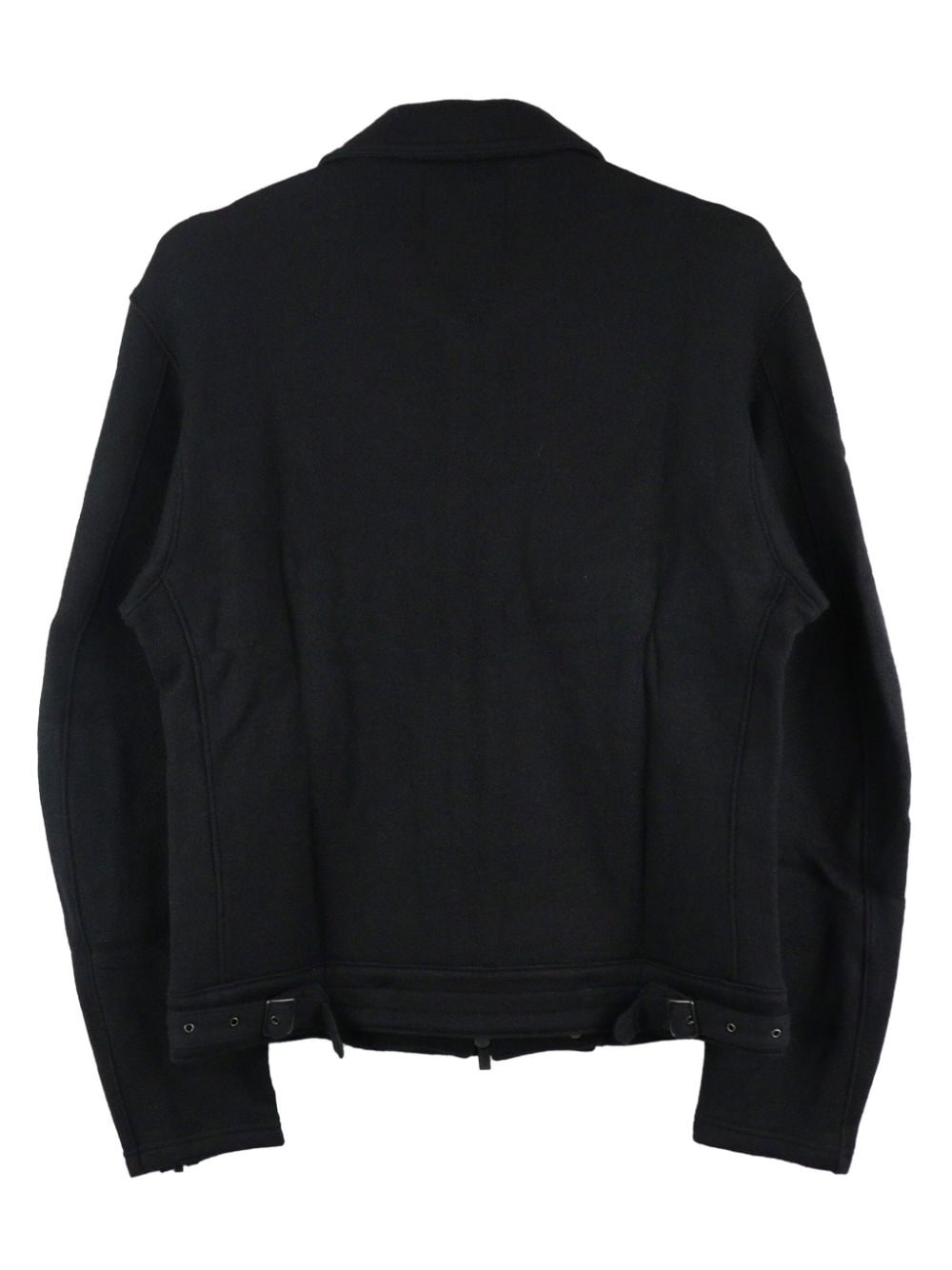 zipped biker jacket - 4