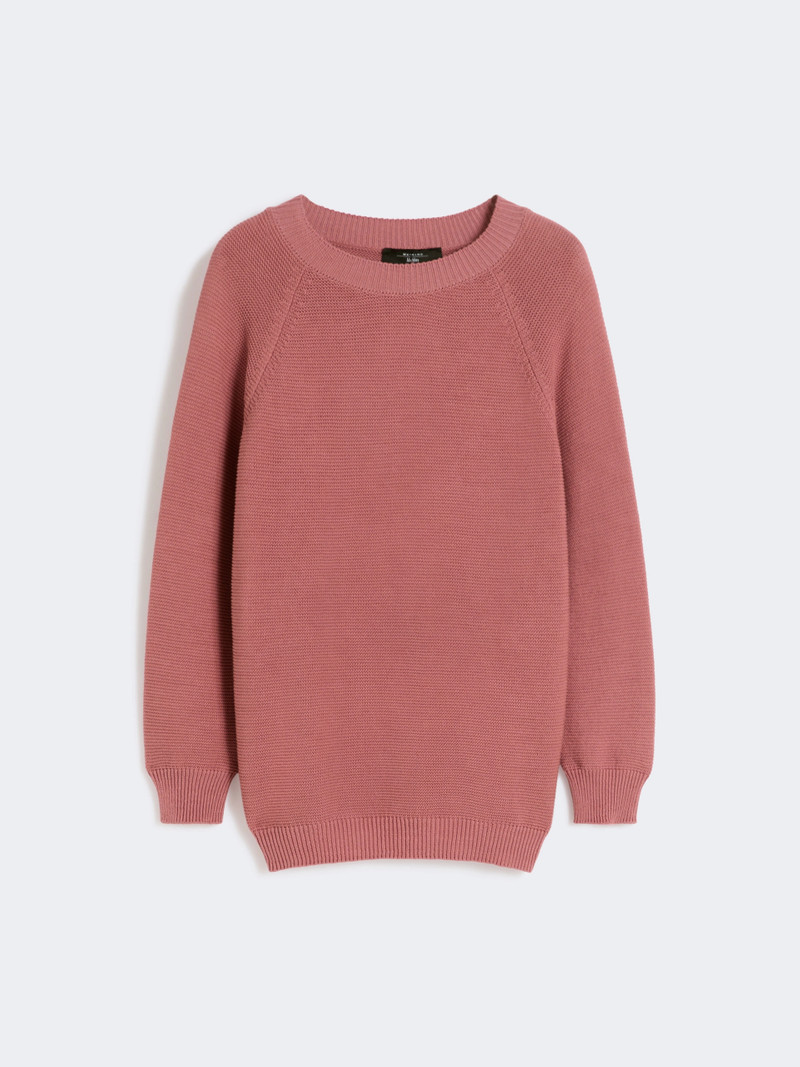 AERE Cotton sweater - ANTIQUE ROSE 1