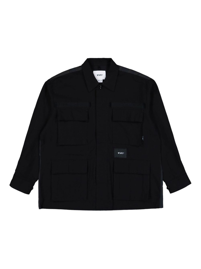 multi-pocket cotton shirt 1