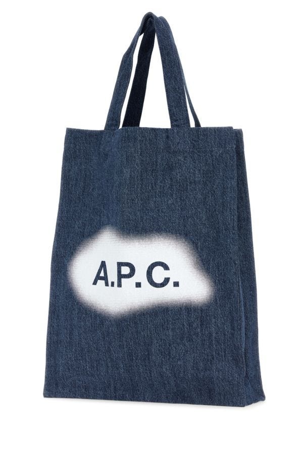 Blue denim Lou shopping bag - 2