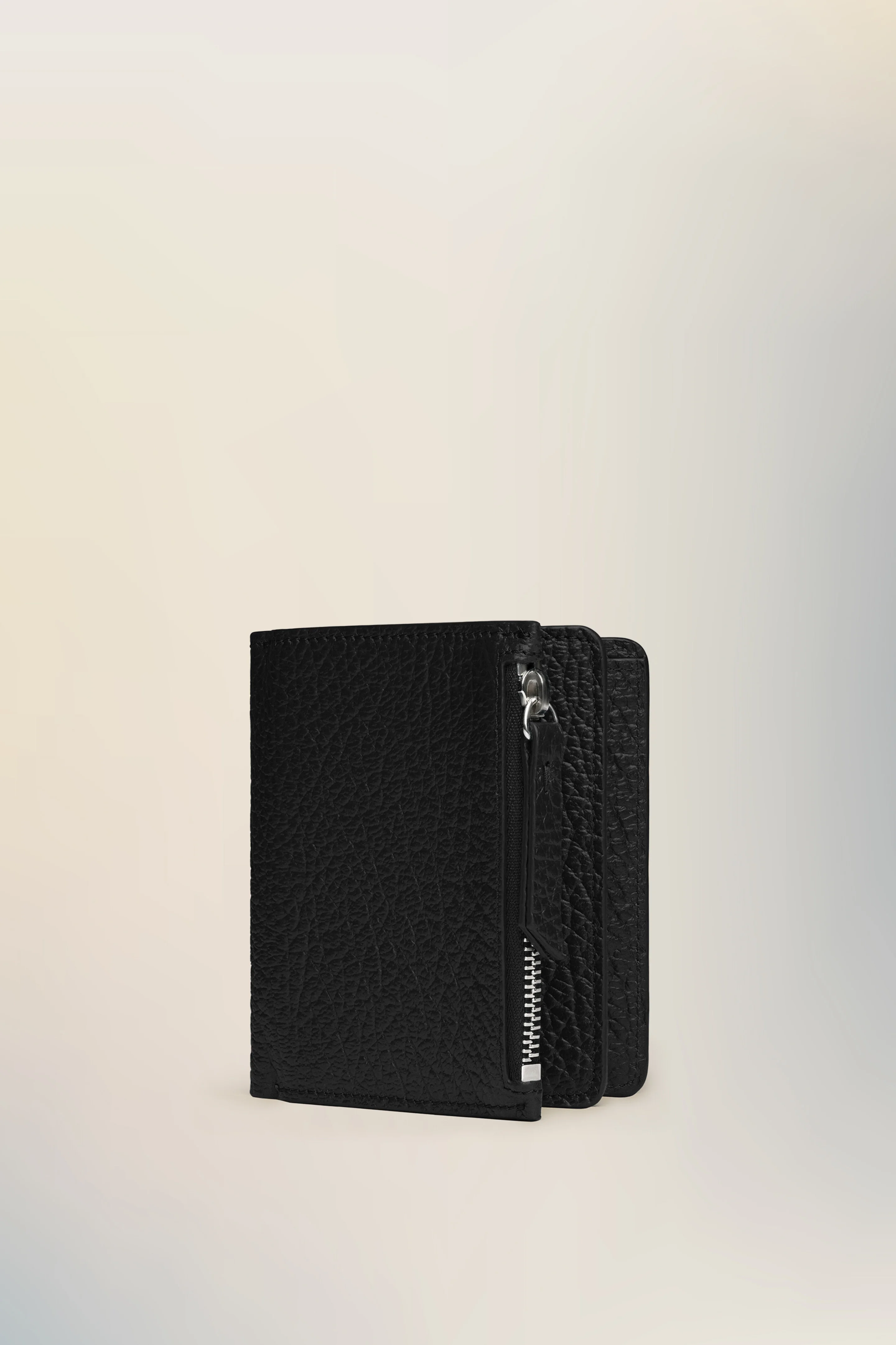 Leather flap wallet - 1