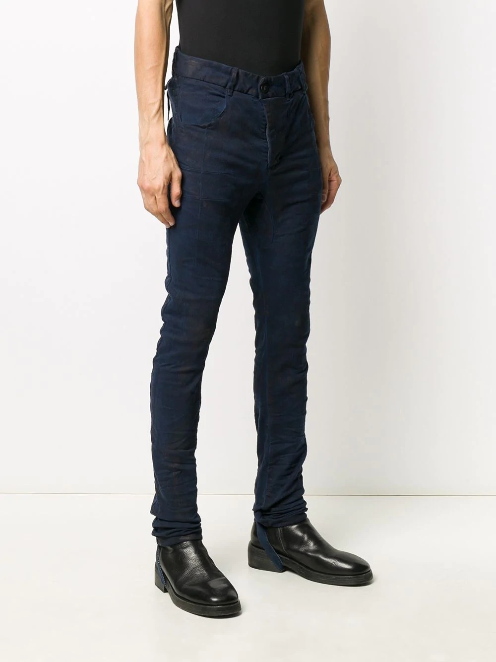 faded slim-fit jeans - 3