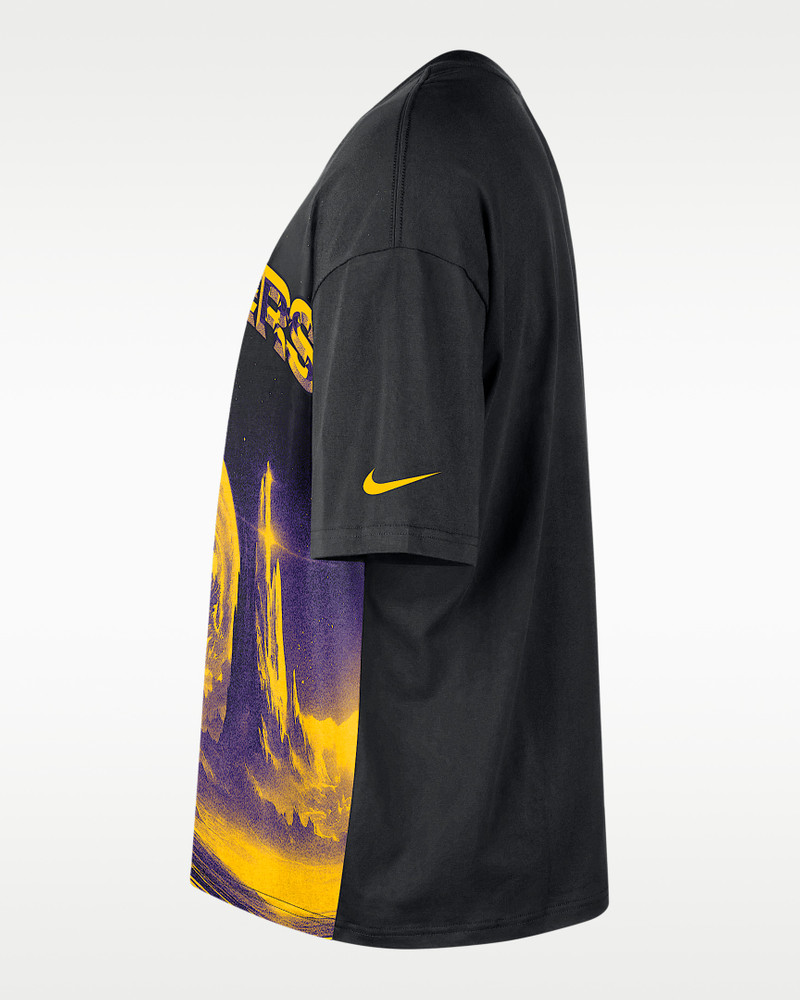 Los Angeles Lakers Courtside Men's Nike NBA Boxy T-Shirt 3