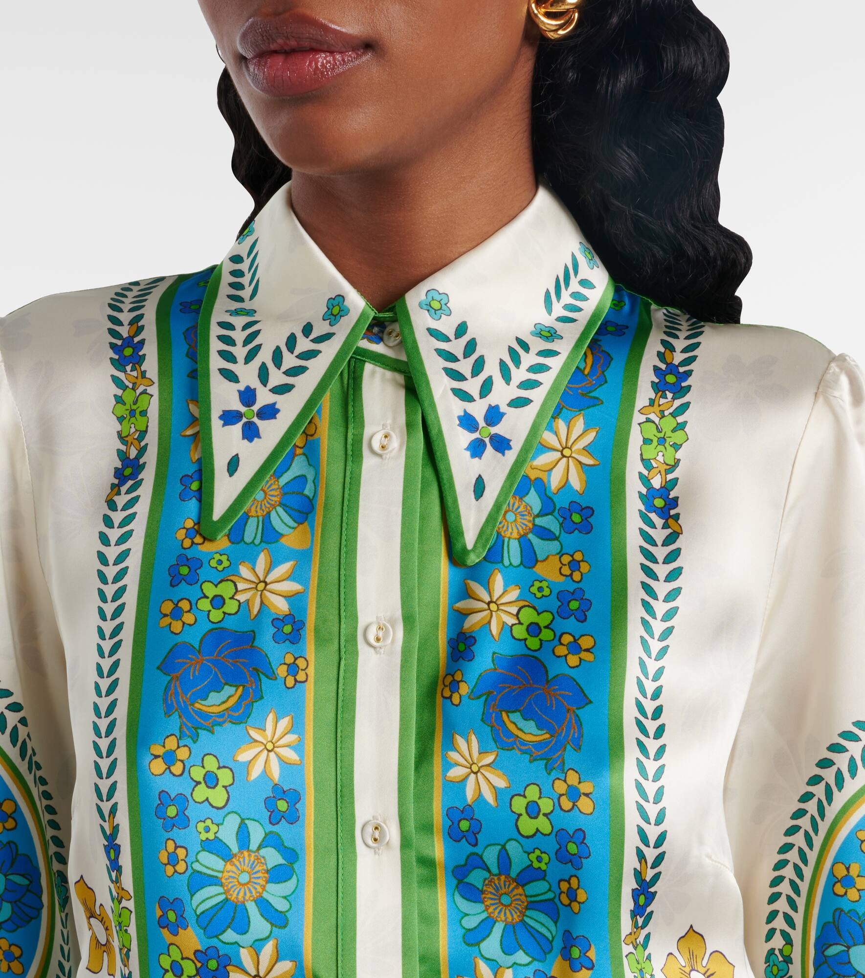 Vivianna printed shirt dress - 4