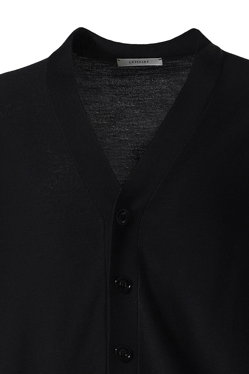 RELAXED TWISTED CARDIGAN / BLK - 8