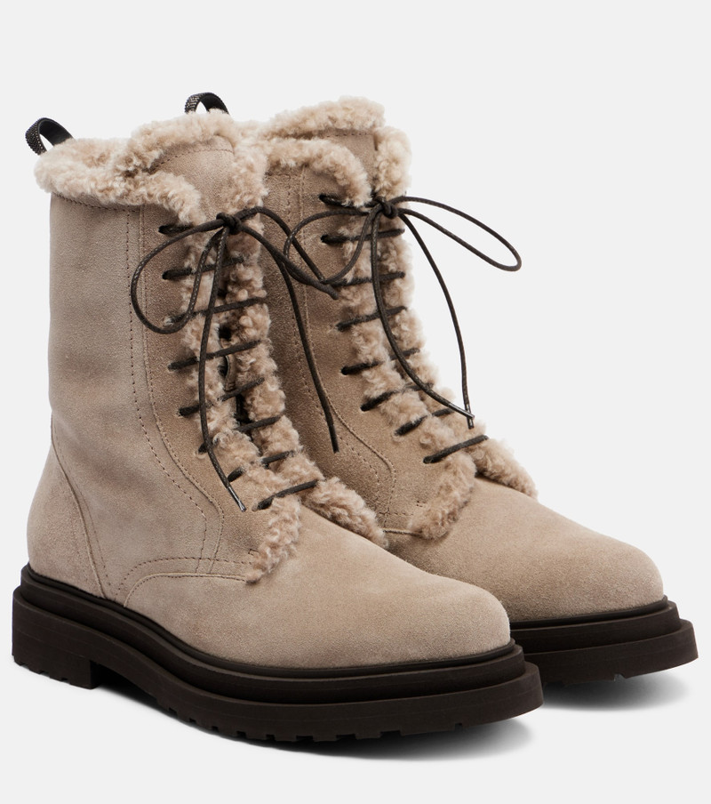 Monile suede combat boots 1