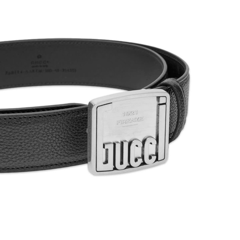 GUCCI Gucci Plaque Buckle Belt outlook