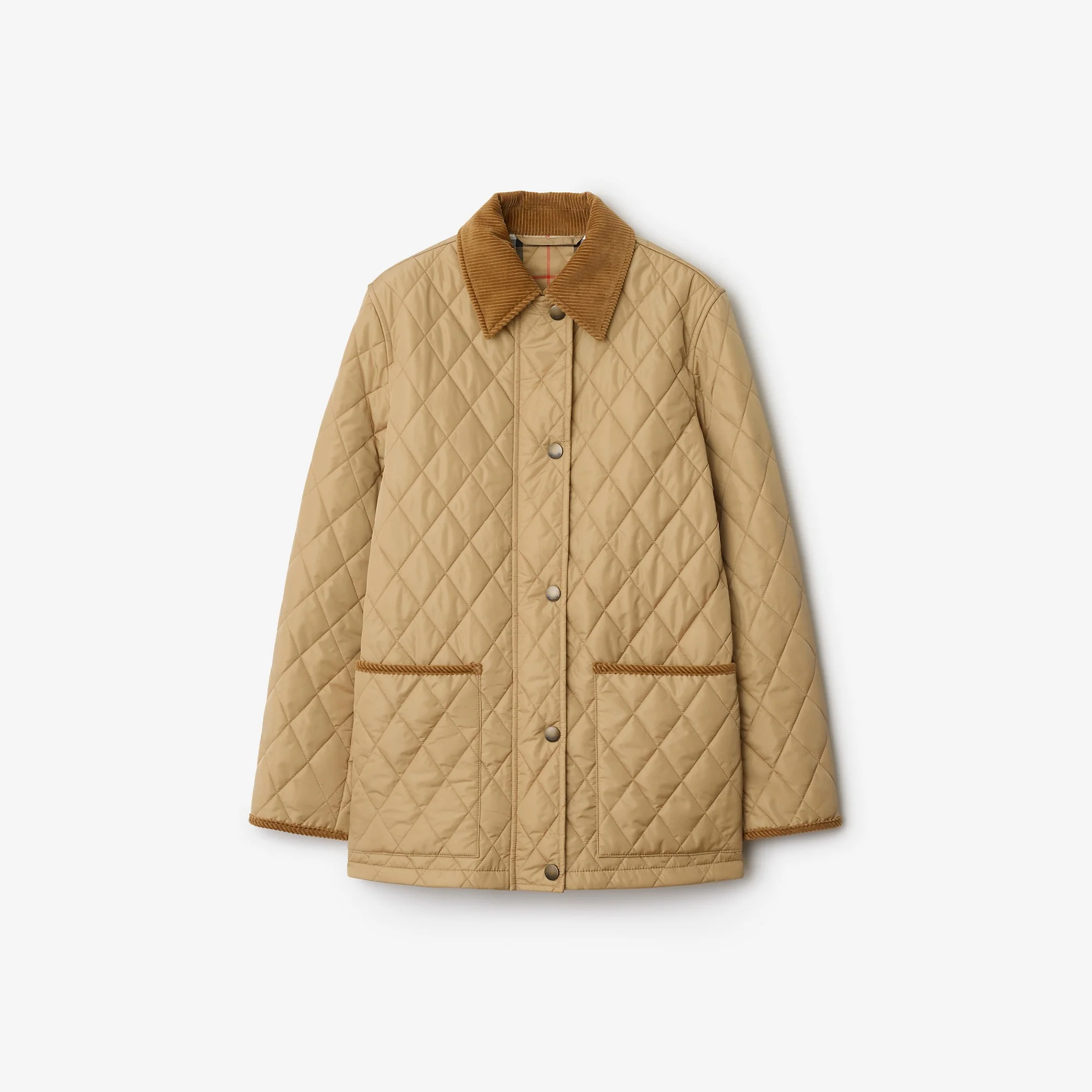 Quilted Nylon Barn Jacket - 1