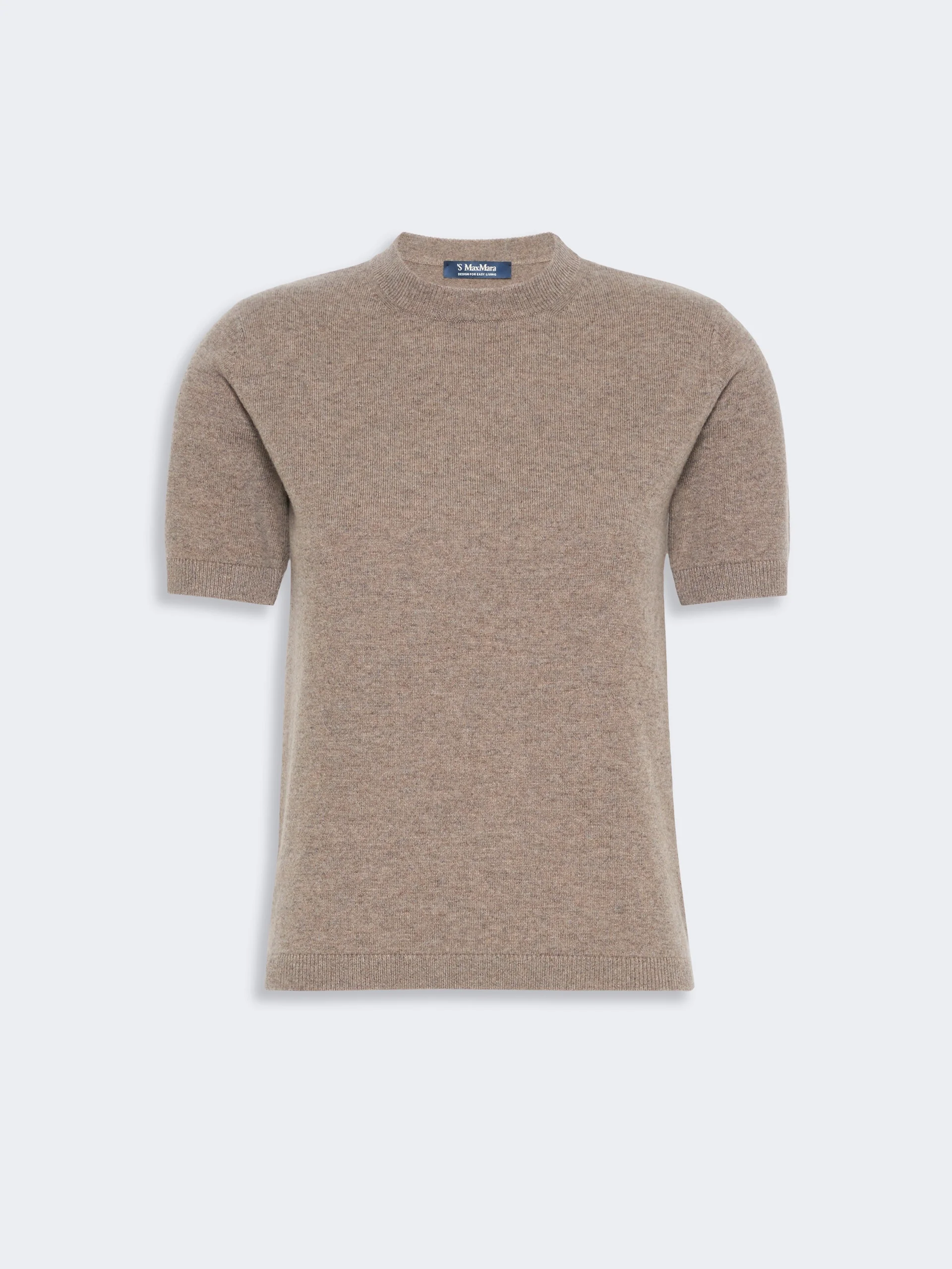JUST Regular wool and cashmere sweater - NATURAL - 1