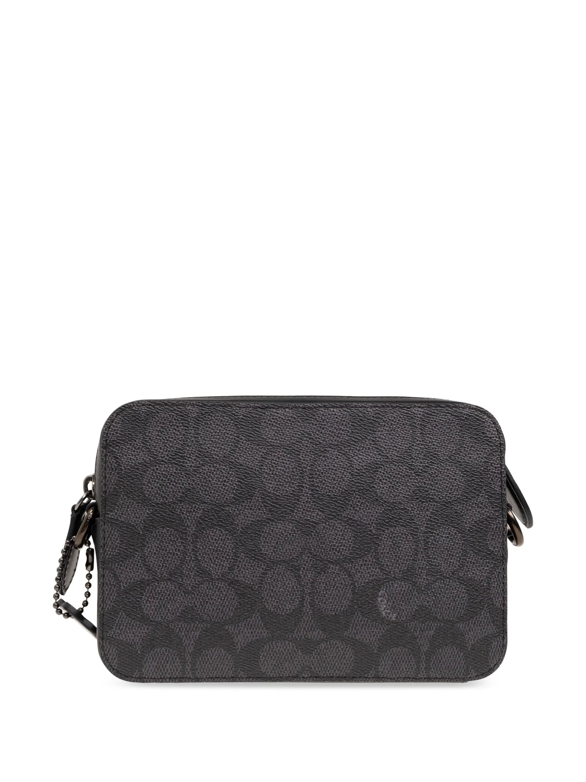 Coach Zipped Leather Messenger Bag - 5
