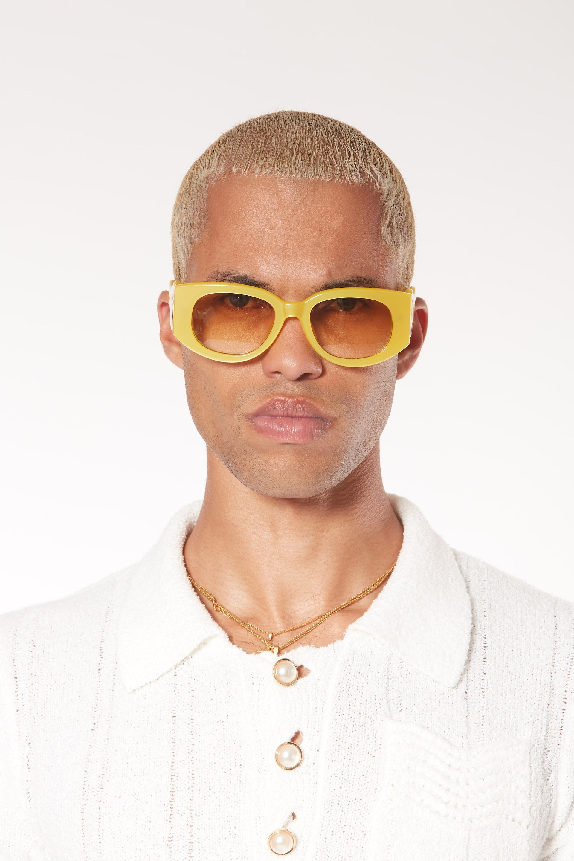 Memphis Yellow & Gold Sunglasses - 3