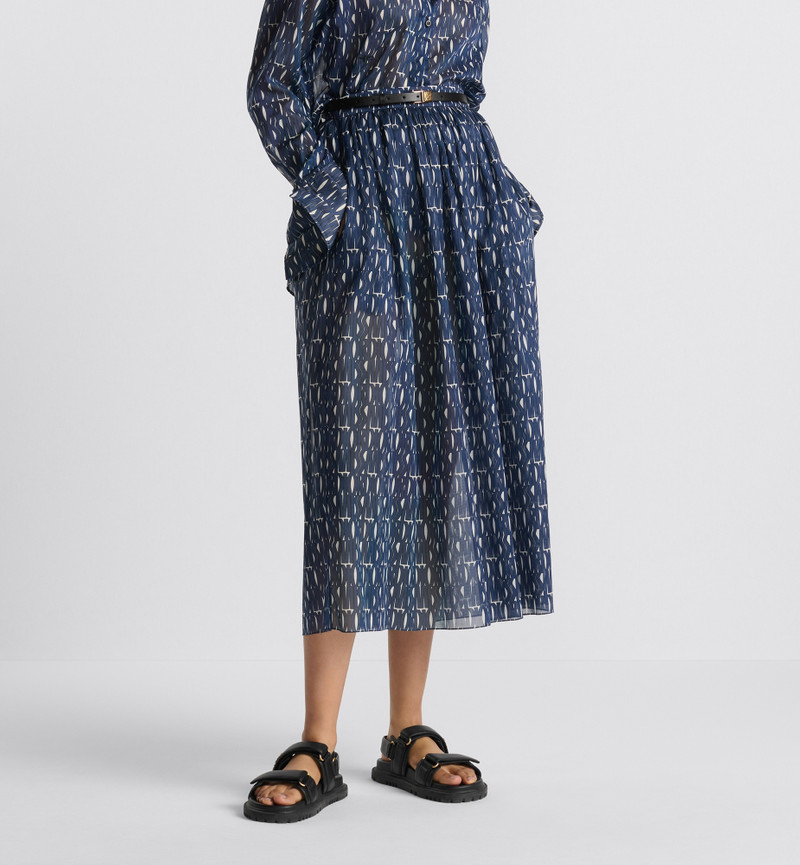 Pleated Mid-Length Skirt 4