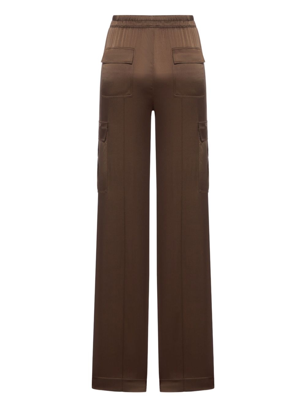 elasticated-waist cargo-pockets trousers - 2