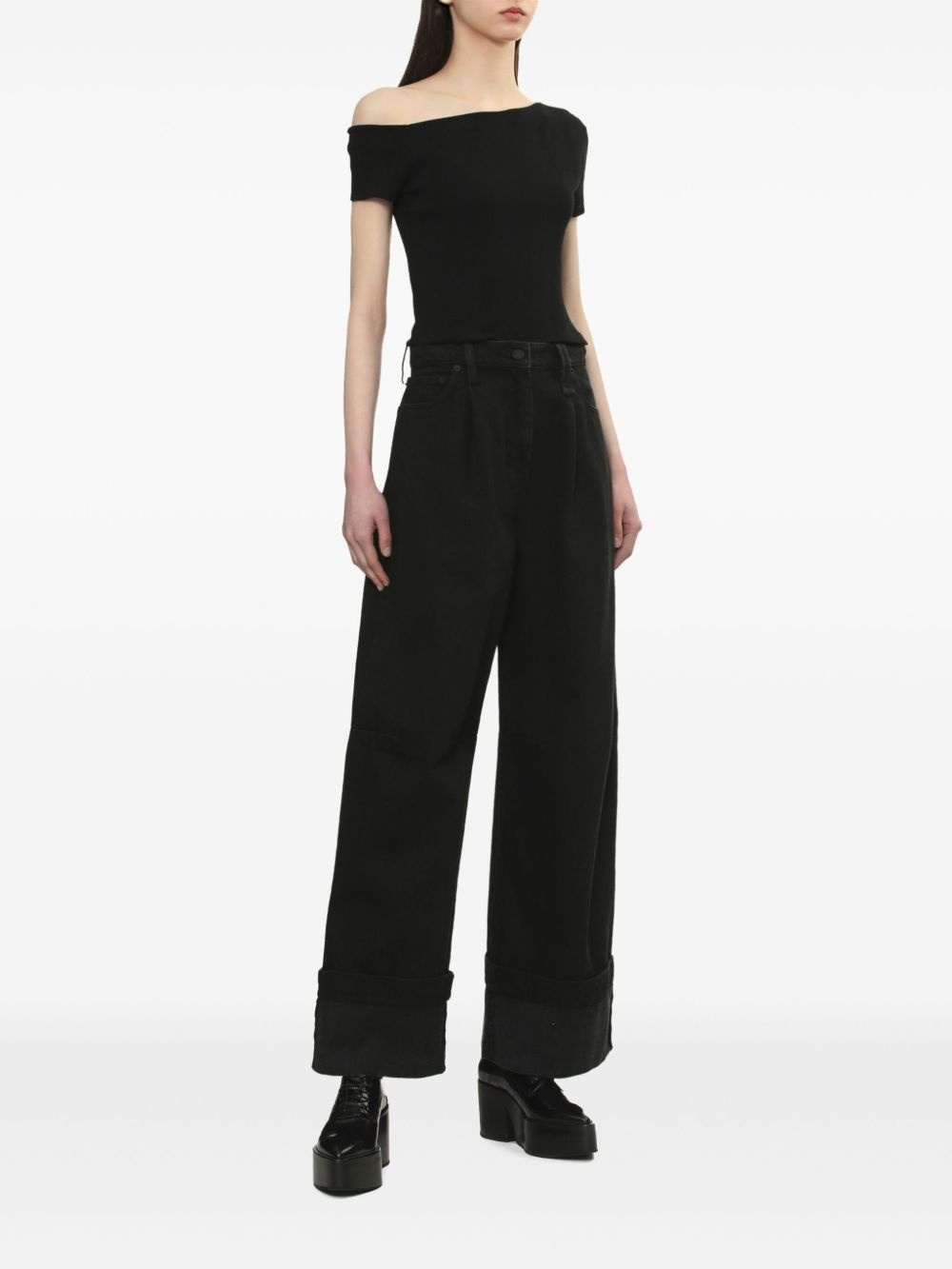 wide-leg jeans - 2