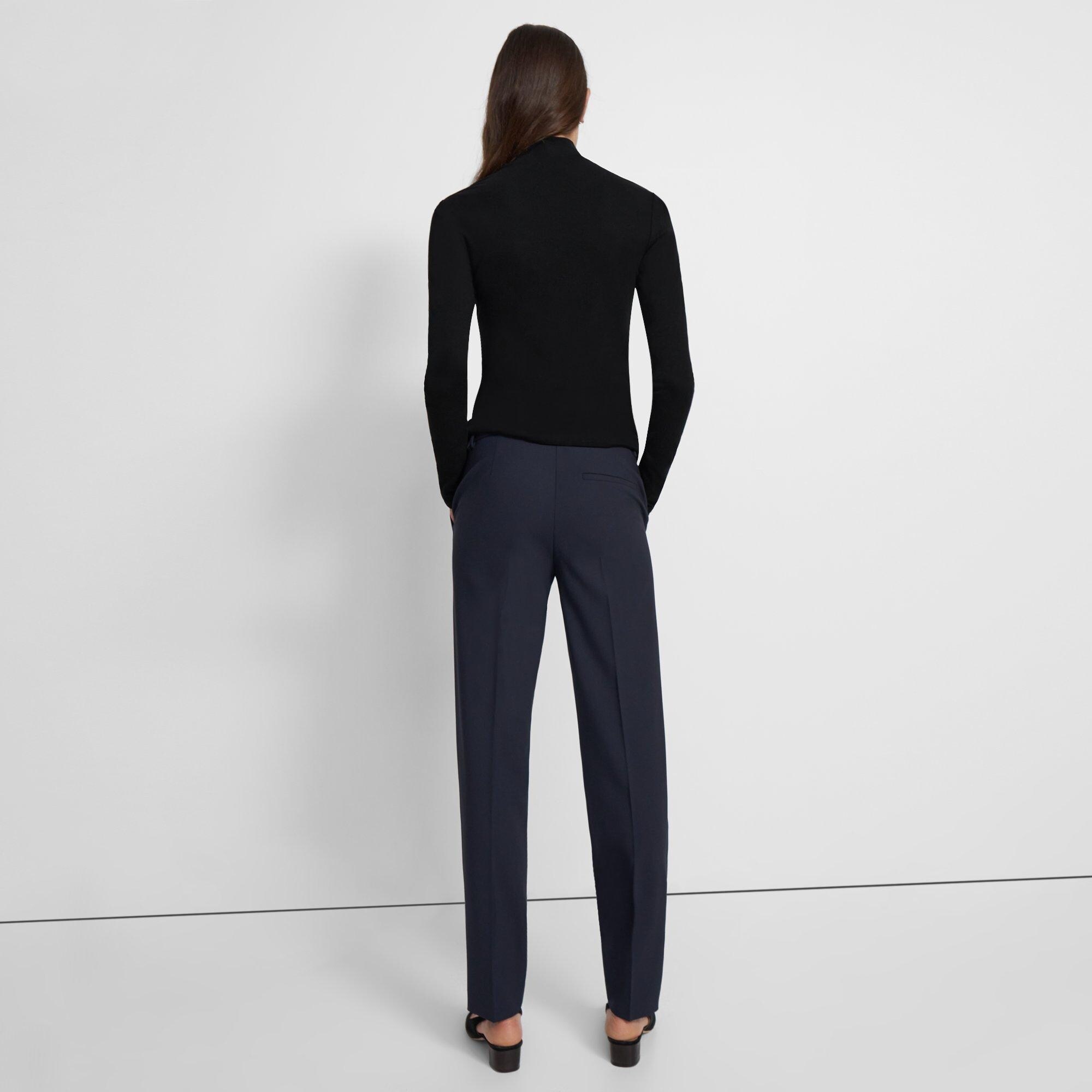 Turtleneck Sweater in Ribbed Viscose - 5