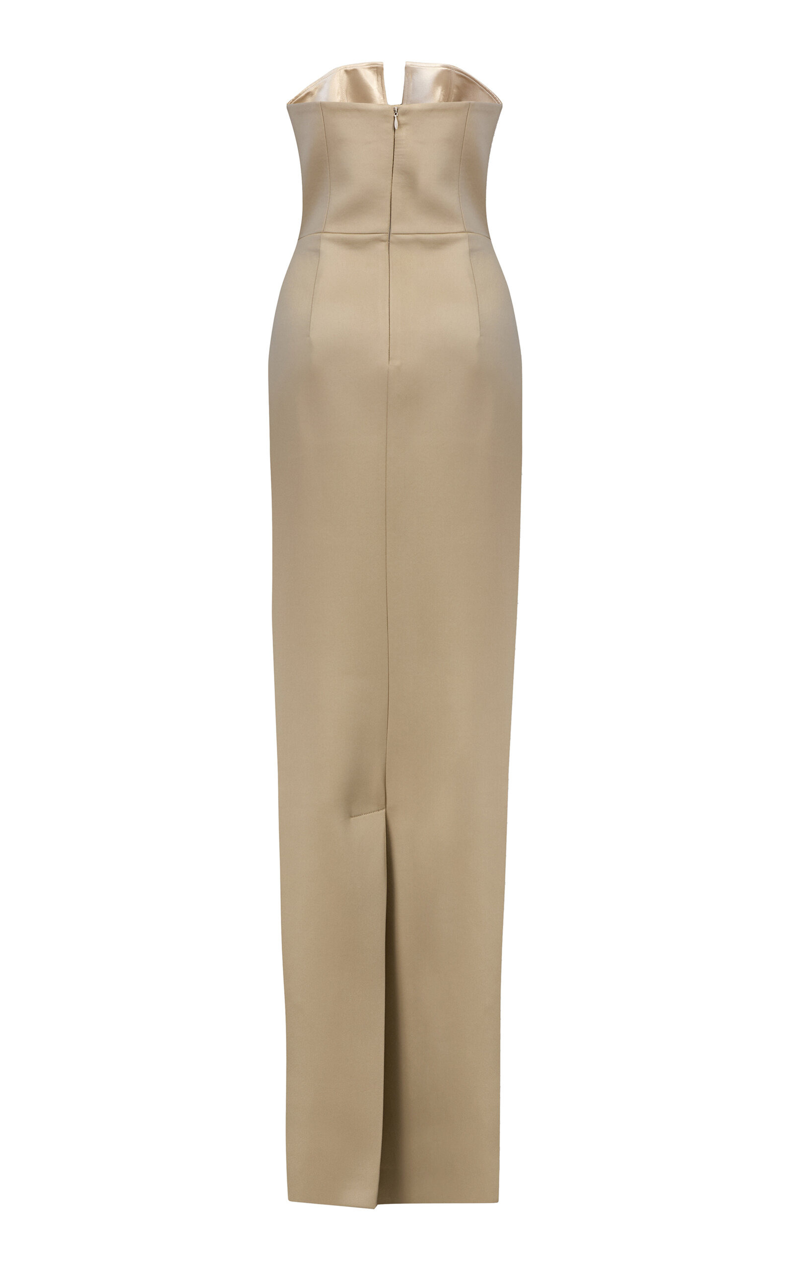 Noa Strapless Maxi Dress ivory - 5
